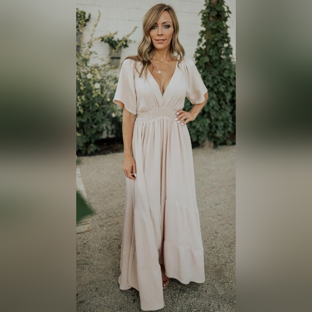 Baltic Born Delilah XS Blush Maxi Dress